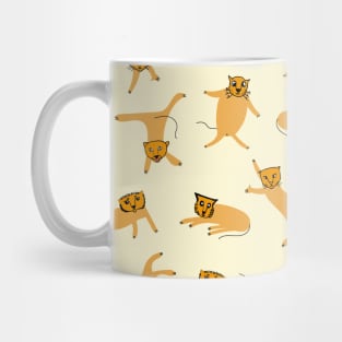 funny cute cats print Mug